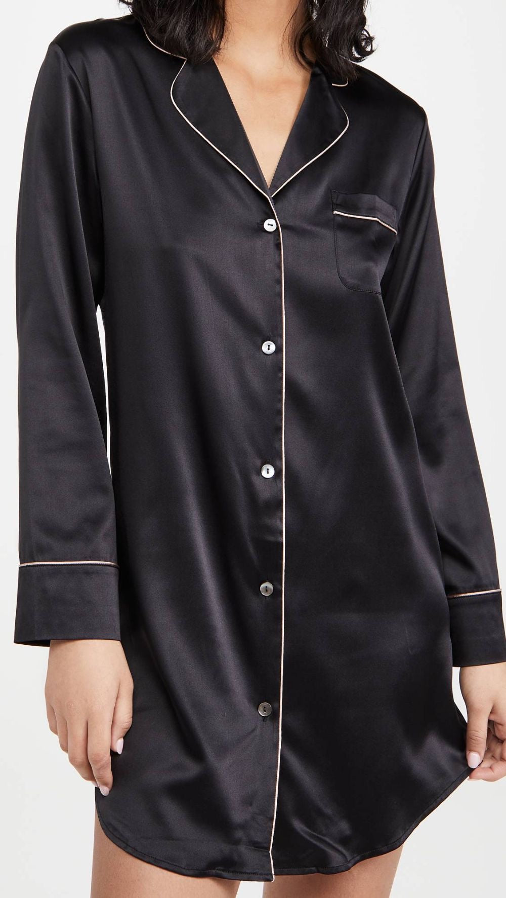 Bata Camisera en Satín – Suavidad, Elegancia y Estilo | Talla Única