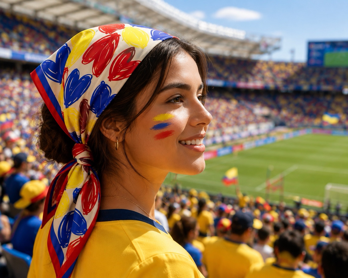 Pañuelo corazones colombia